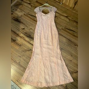 Ralph Lauren Blush Pink Evening Dress